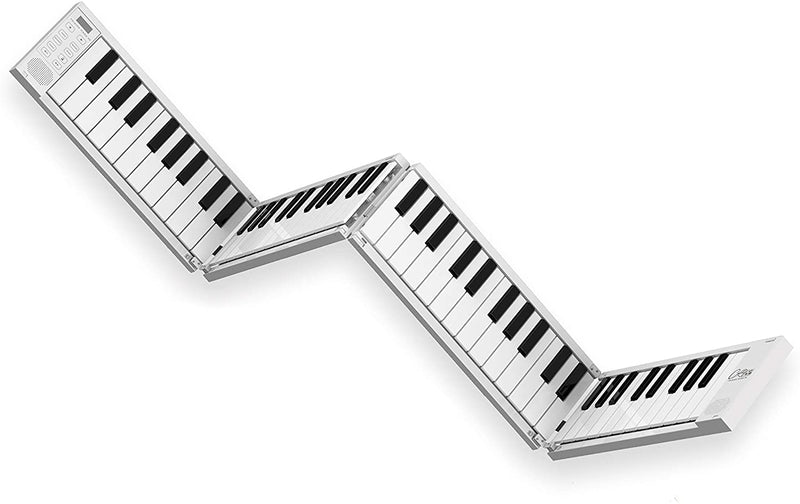 Blackstar MIDI Controllers Carry-on Folding Piano - White Portable Digital 88 Key Piano Keyboard BA203012 Buy on Feesheh