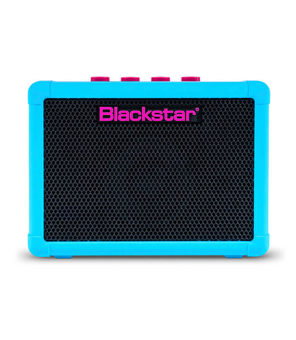 Blackstar Neon Blue Blackstar Fly 3 Limited Edition Day 3 Watt Mini Guitar Combo Amplifier BA102092 Buy on Feesheh