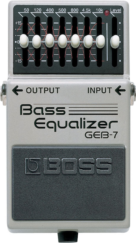 Boss Bass Guitar Pedals & Effects Boss GEB-7 7-band Bass EQ Pedal GEB-7(T) Buy on Feesheh