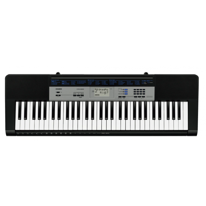 Casio CTK-1550 Standard Keyboards 61 piano-style keys
