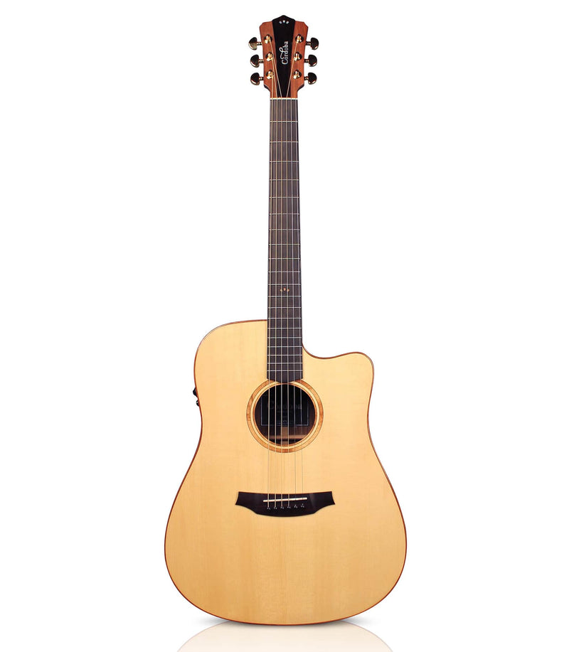 Cordoba D10 CE Acero Acoustic Guitar With Humidified Archtop Case