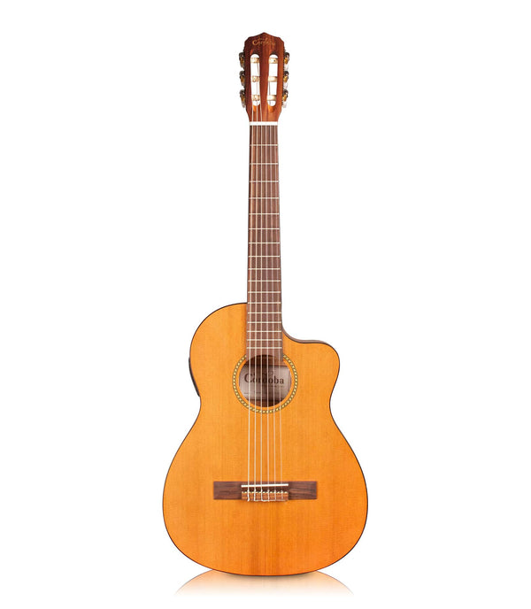 Cordoba LP Travel Acoustic Electric Guitar Steel 1/2 Size CE