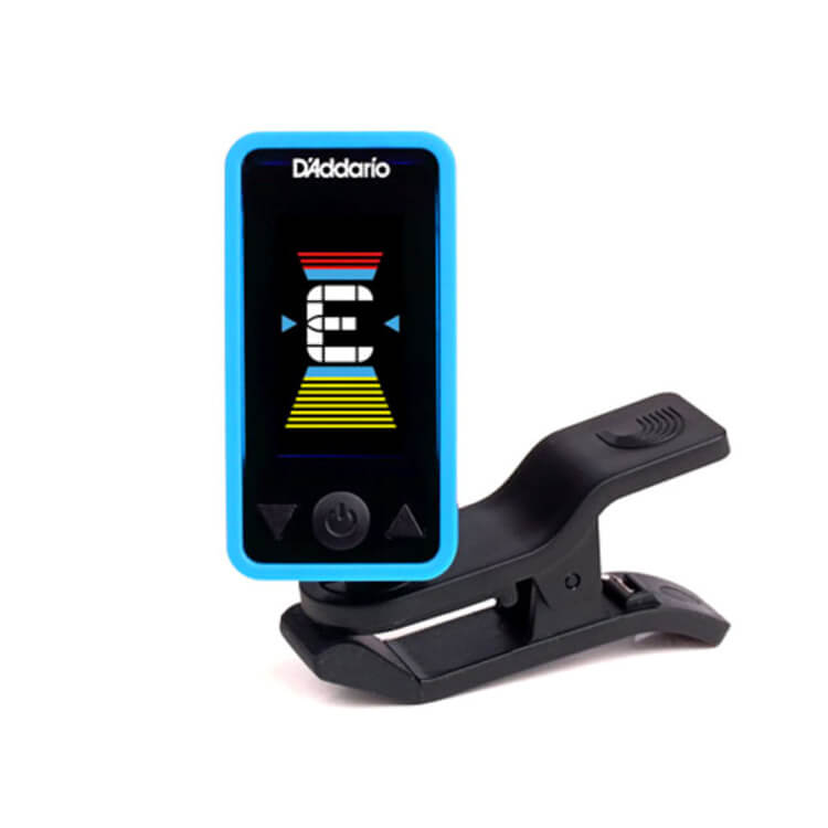 D'Addario Blue D'Addario PW-CT-17 Eclipse Clip-on Tuner PW-CT-17BU Buy on Feesheh