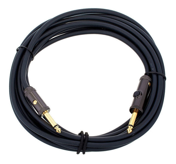 D'Addario Cables & Adapters D'Addario PW-AG-15 Circuit Breaker Straight to Straight Instrument Cable - 15 foot PW-AG-15 Buy on Feesheh