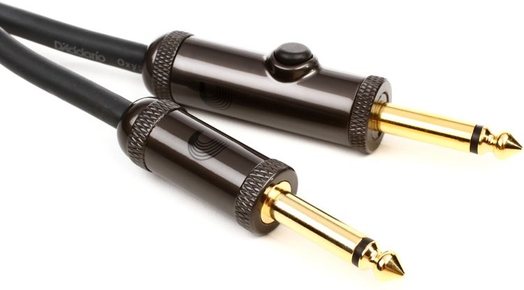 D'Addario Cables & Adapters D'Addario PW-AG-15 Circuit Breaker Straight to Straight Instrument Cable - 15 foot PW-AG-15 Buy on Feesheh