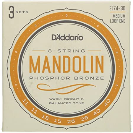 D'Addario D'Addario EJS74 Phosphor Bronze Mandolin Strings, Stainless Steel, 11-40 EJS74 Buy on Feesheh