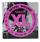 D'Addario D'Addario EXL120-3D XL Nickel Wound Electric Guitar Strings - .009-.042 Super Light (3-pack) EXL120-3D Buy on Feesheh