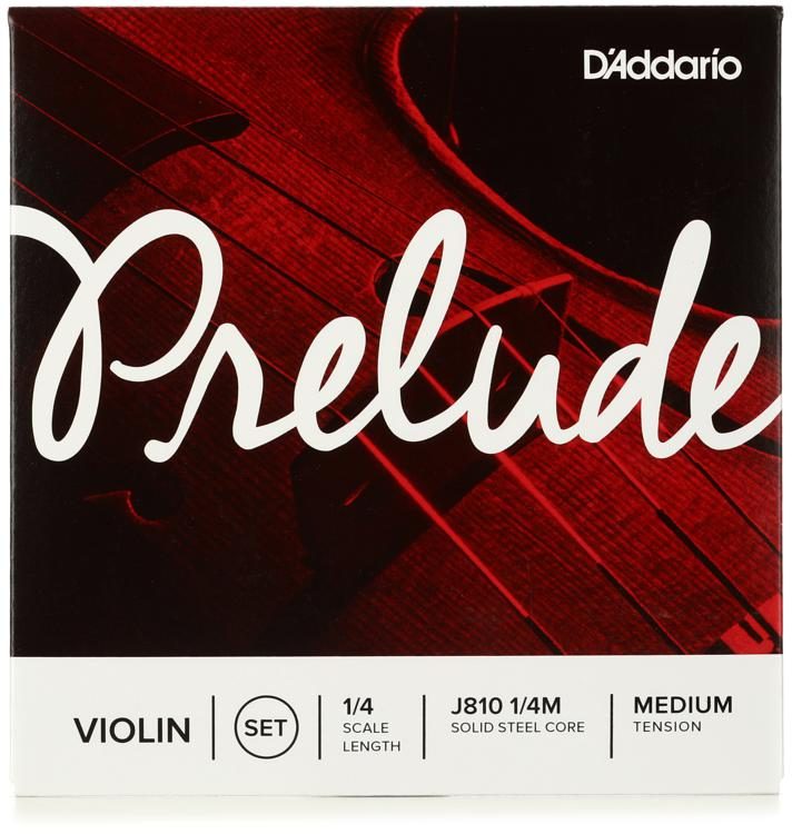 D'Addario D'Addario J810 Prelude Violin String Set - 1/4 Size J810 1/4M Buy on Feesheh
