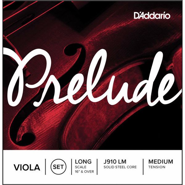 D'Addario D'Addario J910 Prelude Viola String Set - Long Size J910 LM Buy on Feesheh
