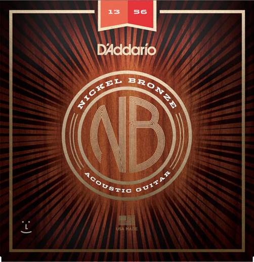 D'Addario D'Addario NB1356 Nickel Bronze Acoustic Guitar Strings - .013-.056 Medium NB1356 Buy on Feesheh