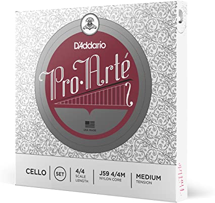 D'Addario D'Addario Pro-Arte Cello String Set, 4/4 Scale, Medium Tension J59 4/4M Buy on Feesheh