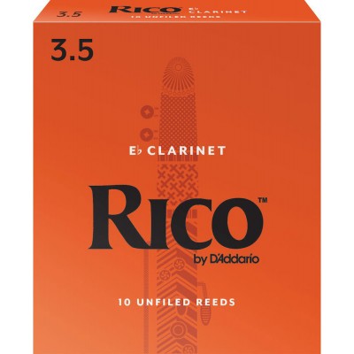 D'Addario D'Addario RCA1035 Rico Bb Clarinet Reed - 3.5 (10-pack) RBA1035 Buy on Feesheh