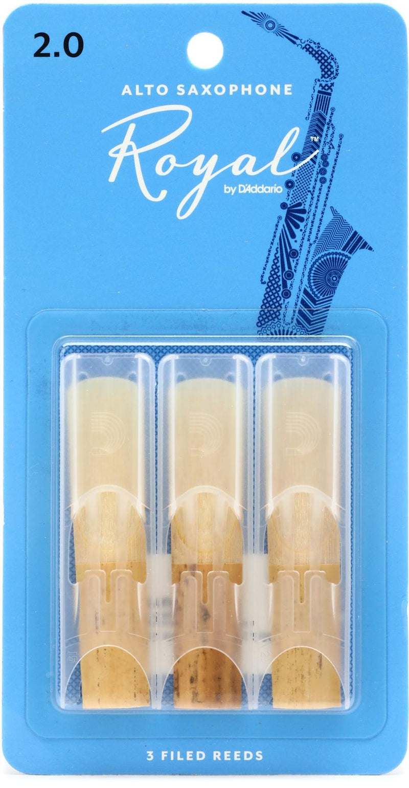 D'Addario D'Addario RJB0320 - Royal Alto Saxophone Reeds - 2.0 (3-pack) RJB0320 Buy on Feesheh