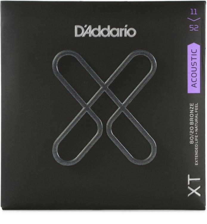 D'Addario D'Addario XTABR1152 XT 80/20 Bronze Acoustic Guitar Strings - .011-.052 Custom Light XTABR1152 Buy on Feesheh