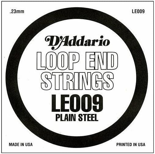 D'Addario Guitar Strings D'Addario LE009 Plain Steel Loop End Single String, .009 LE009 Buy on Feesheh