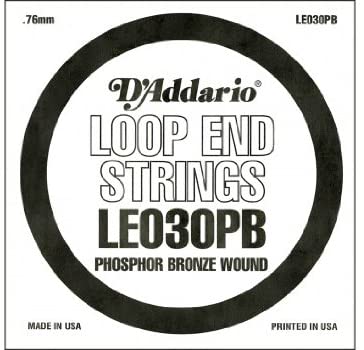 D'Addario Guitar Strings D'Addario LE030PB Phosphor Bronze Loop End Single String, .030 LE030PB Buy on Feesheh