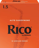 D'Addario Orchestral Accessories D'Addario Woodwinds Alto Sax Reeds, Strength 1.5, 10-Pack (RJA1015) RJA1015 Buy on Feesheh