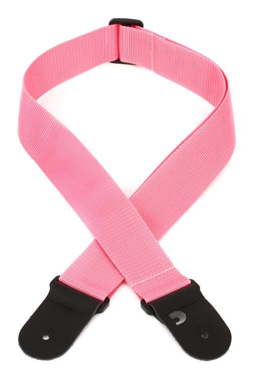 D'Addario Pink D'Addario Polypropylene Guitar Strap PWS106 Buy on Feesheh