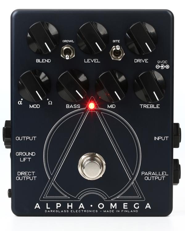 Darkglass Bass Guitar Pedals & Effects DefaultTitle Darkglass Alpha Omega Dual Bass Preamp/OD Pedal ALPHAOMEGA Buy on Feesheh