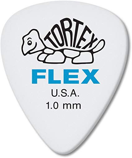 DUNLOP - 428R1.0 Tortex Flex Standard Guitar Pick 1.0MM