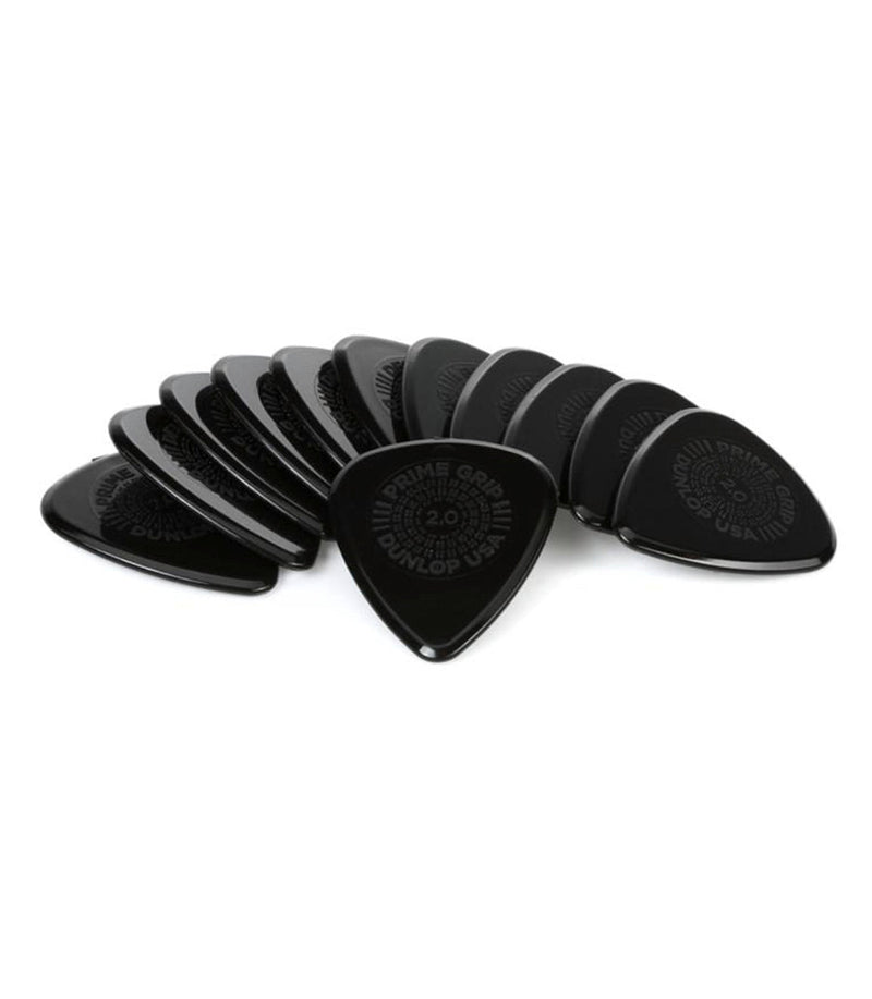 Dunlop 450P200 Prime Grip Delrin 500 Guitar Pick 2.0MM 12 Packs