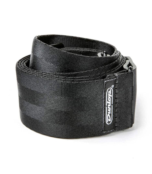 Dunlop Deluxe Seatbelt Strap Black Color
