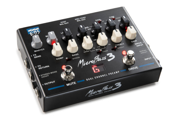 EBS Bass Guitar Pedals & Effects DefaultTitle EBS MicroBass 3 – Professional Outboard Preamp EBS-MB3 Buy on Feesheh