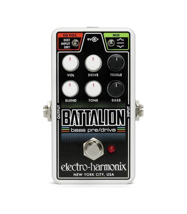 Electro-Harmonix Nano Battalion Bass Preamp & Overdrive