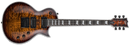 ESP Electric Guitar Dark Brown Sunburst Finish ESP LTD Deluxe Eclipse EC-1000 ET FM with Evertune Bridge LEC1000ETQMDBSB-2 Buy on Feesheh