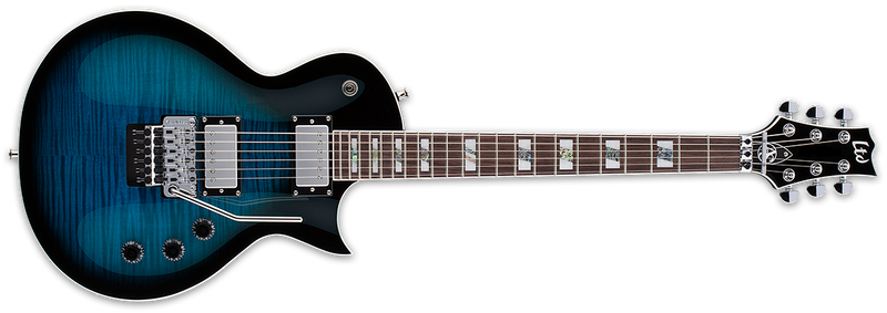 ESP Electric Guitar ESP LTD - Alex Skolnick AS-1 Signature with Floyd Rose, Black Aqua Sunburst Finish LAS1FRFMBLKAQSB Buy on Feesheh