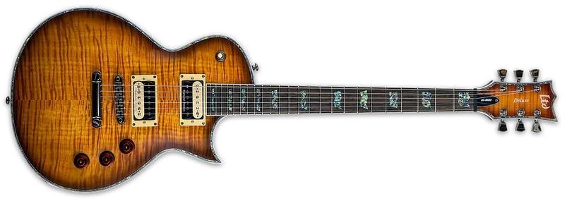 ESP Electric Guitar ESP LTD Deluxe Eclipse EC-1000 Amber Sunburst Finish LEC1000ASB Buy on Feesheh