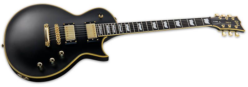 ESP Electric Guitar ESP LTD Deluxe Eclipse EC-1000 Duncan with Macassar Ebony Fretboard, Vintage Black Finish LEC1000VBD Buy on Feesheh