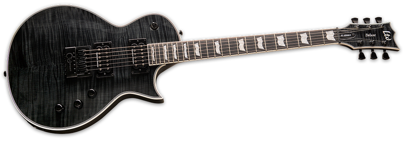 ESP Electric Guitar ESP LTD Deluxe Eclipse EC-1000 ET FM with Evertune Bridge, See-Thru Black Finish LEC1000ETFMSTBLK Buy on Feesheh