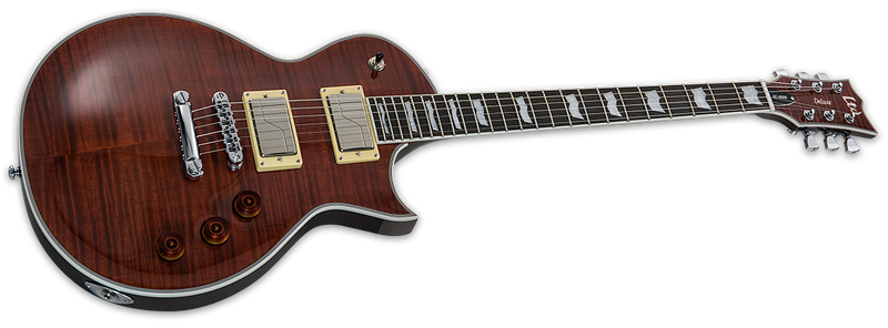 ESP Electric Guitar ESP LTD Deluxe Eclipse EC-1000 FM Fluence , Tiger Eye Flame Maple LEC1000FMTEF Buy on Feesheh