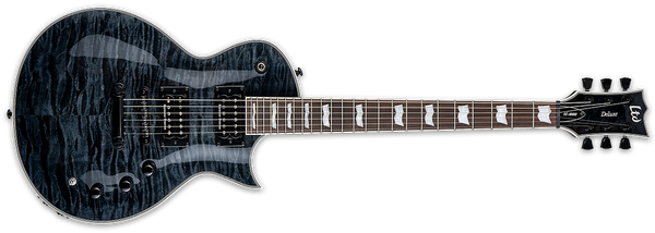 ESP Electric Guitar ESP LTD EC-1000 Piezo - See Thru Black LEC1000PIEZOQMSTBLK Buy on Feesheh