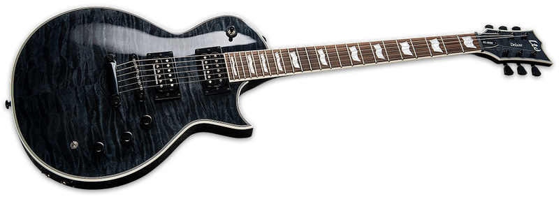 ESP Electric Guitar ESP LTD EC-1000 Piezo - See Thru Black LEC1000PIEZOQMSTBLK Buy on Feesheh