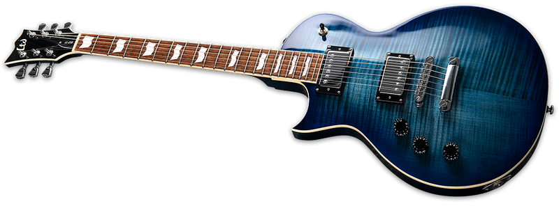 ESP Electric Guitar ESP LTD Eclipse EC-256 Flame Maple Top, Cobalt Blue Finish LEC256CB Buy on Feesheh