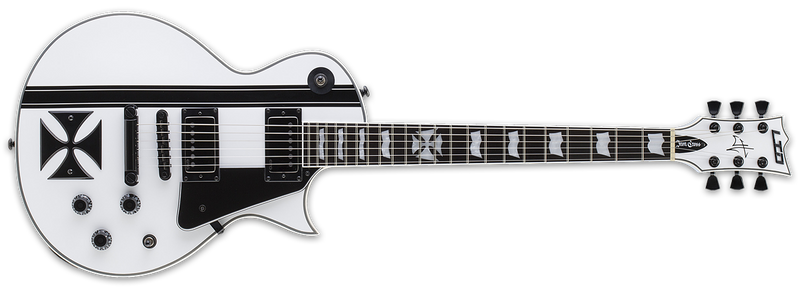 ESP Electric Guitar ESP LTD Iron Cross James Hetfield Signature Guitar, Snow White Finish LIRONCROSSSW Buy on Feesheh