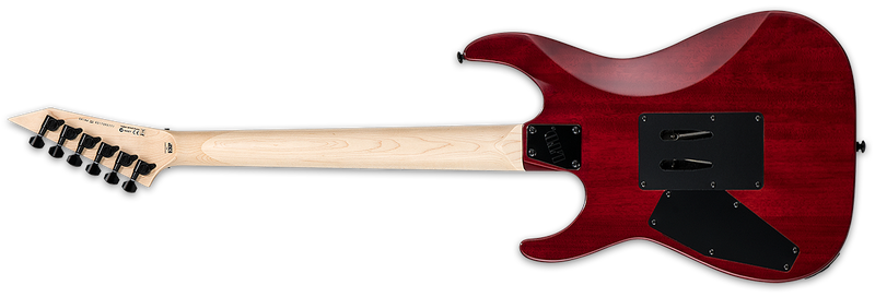 ESP Electric Guitar ESP LTD M-200 With Floyd Rose Flamed Maple See Thru Red Finish LM200FMSTR Buy on Feesheh