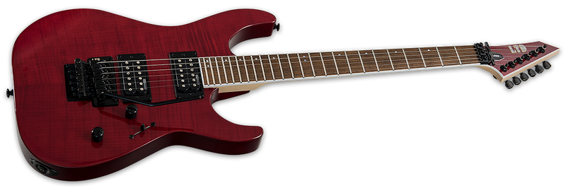 ESP Electric Guitar ESP LTD M-200 With Floyd Rose Flamed Maple See Thru Red Finish LM200FMSTR Buy on Feesheh