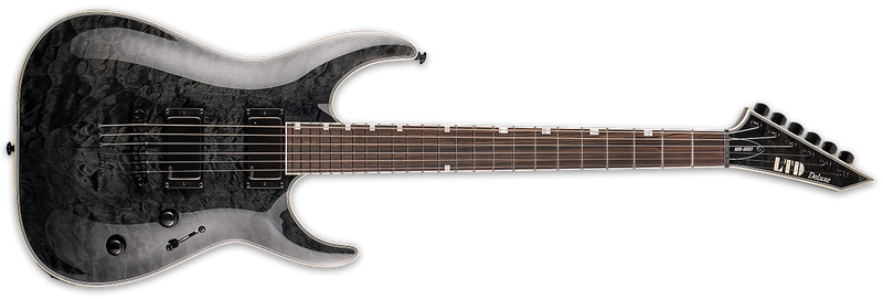 ESP Electric Guitar ESP LTD  MH-1001NT Quilted Maple, See Thru Black Finish LMH1001NTSTBLK Buy on Feesheh