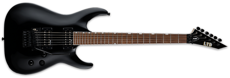 ESP Electric Guitar ESP LTD MH200 With Floyd Rose Black Finish LMH200BLK Buy on Feesheh