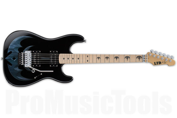 ESP Electric Guitar ESP LTD MW-TR1 Michael Wilton Signature Guitar, Black Finish with TriRyche Graphic LMWTR1 Buy on Feesheh