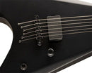 ESP ESP LTD Arrow NT Black Metal Electric Guitar - Black Satin LARROWNTBKMBLKS Buy on Feesheh