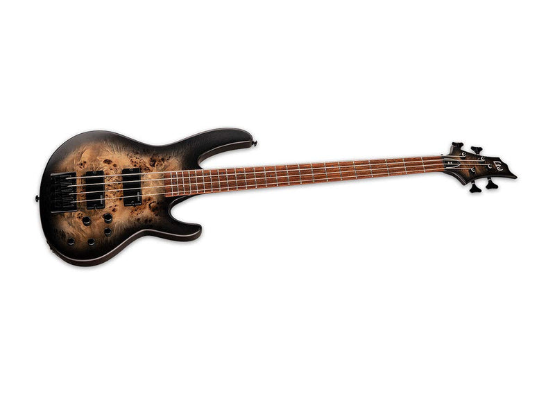 ESP ESP LTD D-4 Bass Guitar - Black Natural Burst Satin LD4BPBLKNBS Buy on Feesheh