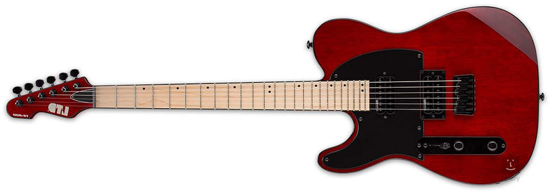 ESP ESP LTD TE-200M Left Handy Electric Guitar with Maple Fretboard, See-Thru Black Cherry Finish LTE200MSTBCLH Buy on Feesheh