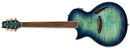 ESP ESP LTD TL-6 Thinline Left Handed Acoustic Guitar, Aqua Marine Burst Finish LTL6FMAQMBLH Buy on Feesheh