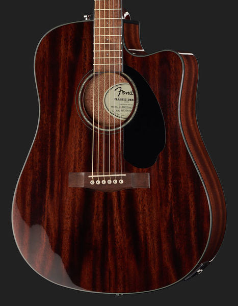 Fender Acoustic Guitar Fender CD-60SCE Dreadnought, All-Mahogany Acoustic Guitar 0970113022 - CD 60SCE DREAD ALL MAH WN Buy on Feesheh
