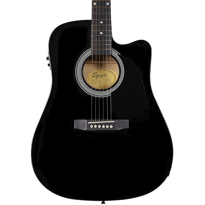 Fender Acoustic Guitar Fender SA-105Ce, Dreadnought Cutaway, Black 0930307006 - SA 105CE DREADNOUGHT CUTAWAY Buy on Feesheh