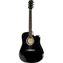 Fender Acoustic Guitar Fender SA-105Ce, Dreadnought Cutaway, Black 0930307006 - SA 105CE DREADNOUGHT CUTAWAY Buy on Feesheh